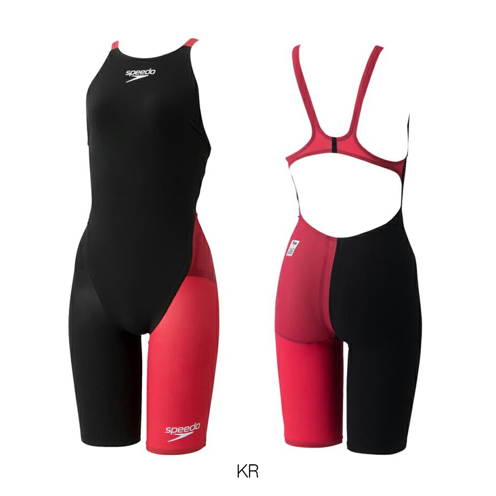スピードSPEEDO競泳水着レディースWA承認モデルFastskinPro3ファストスキンプロ3オープンバックニースキンSCW12101Ffinaマークあり