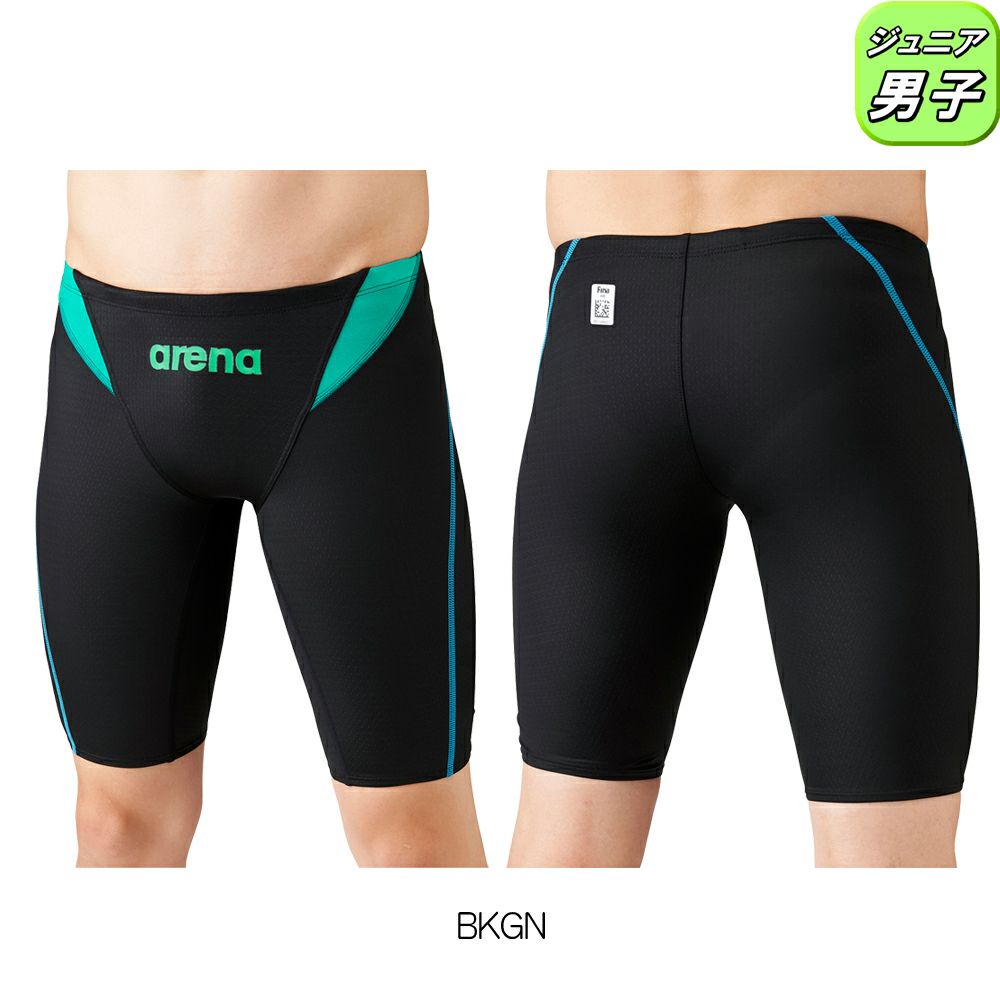 アリーナARENA競泳水着ジュニア男子WA承認ジュニアハーフスパッツAQUAADVANCEDAQUAXTREMEARN-1026MJfinaマークあり