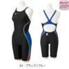 ミズノMIZUNO競泳水着ジュニア女子WA承認モデルハーフスーツレースオープンバックSTREAMACEストリームフィットAN2MG1424finaマークあり