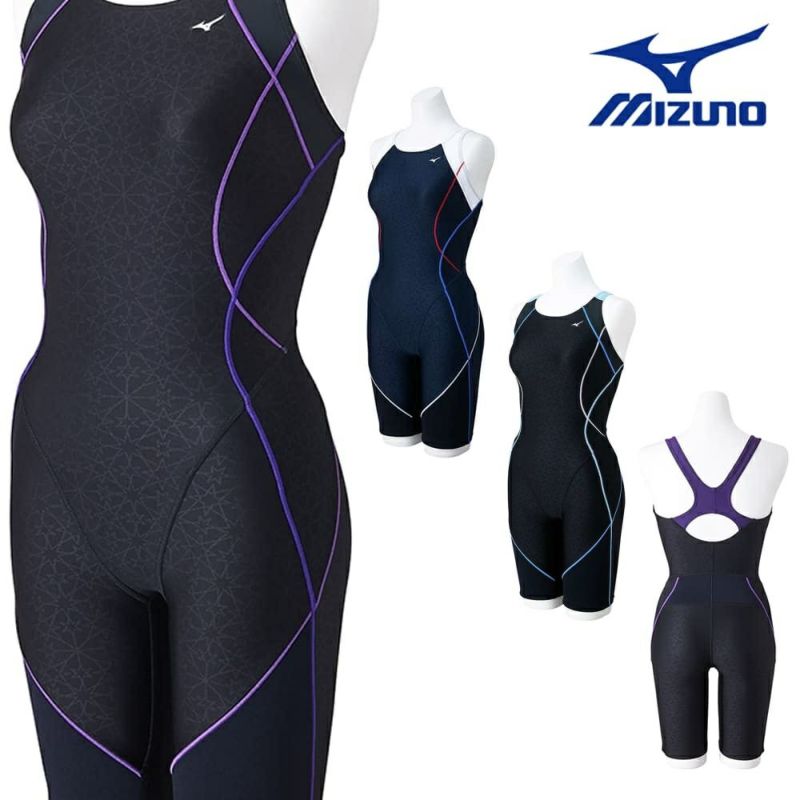 ミズノMIZUNOフィットネス水着レディースオールインワンパッド付きEZSwimN2JG2325