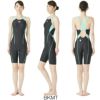アリーナARENA競泳水着レディースfina承認セイフリーバックスパッツ着やストラップオールインワンAQUARACINGAQUASTRIPE-DARN-2050Wfinaマークあり
