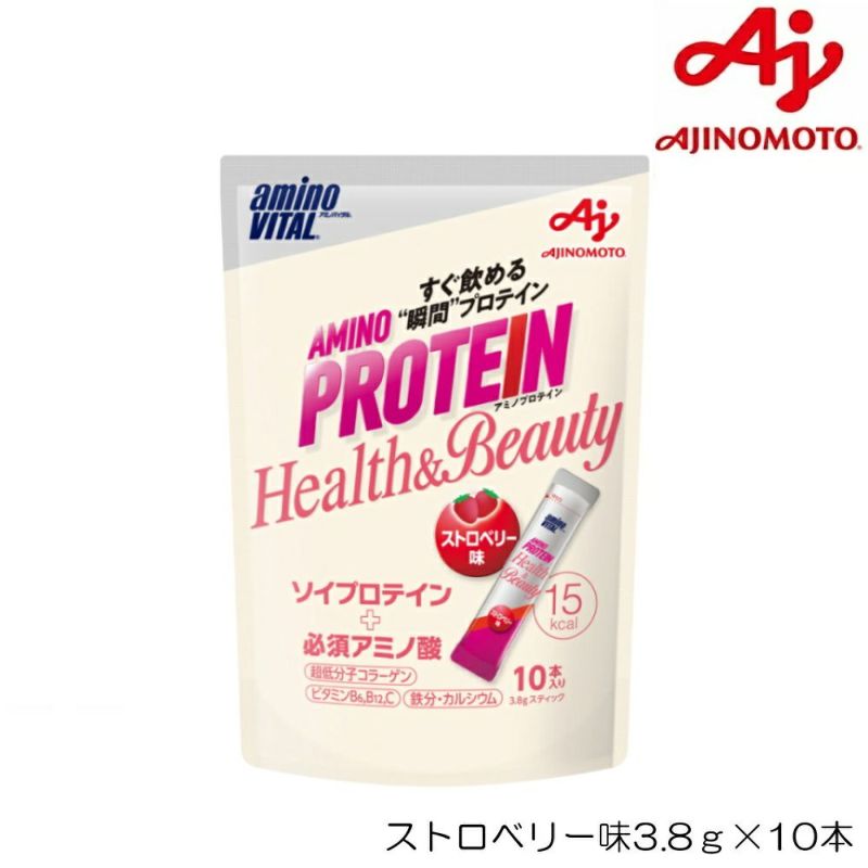 アミノバイタルアミノプロテインHealth&Beautyヘルス&ビューティーストロベリー味3.8g×10本味の素AM60530