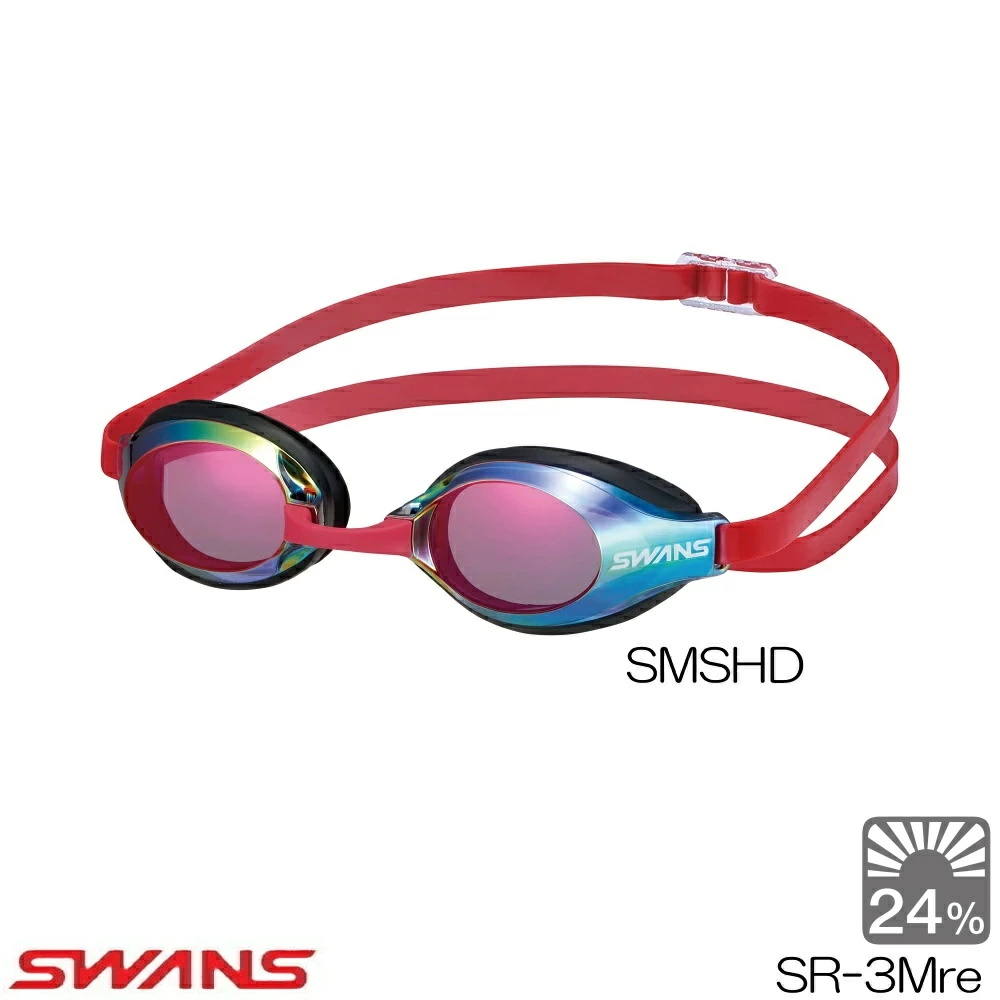 SWANSスワンズAQUALIGHTNINGスイミングゴーグルミラーレンズre：nonリノンくもり止め