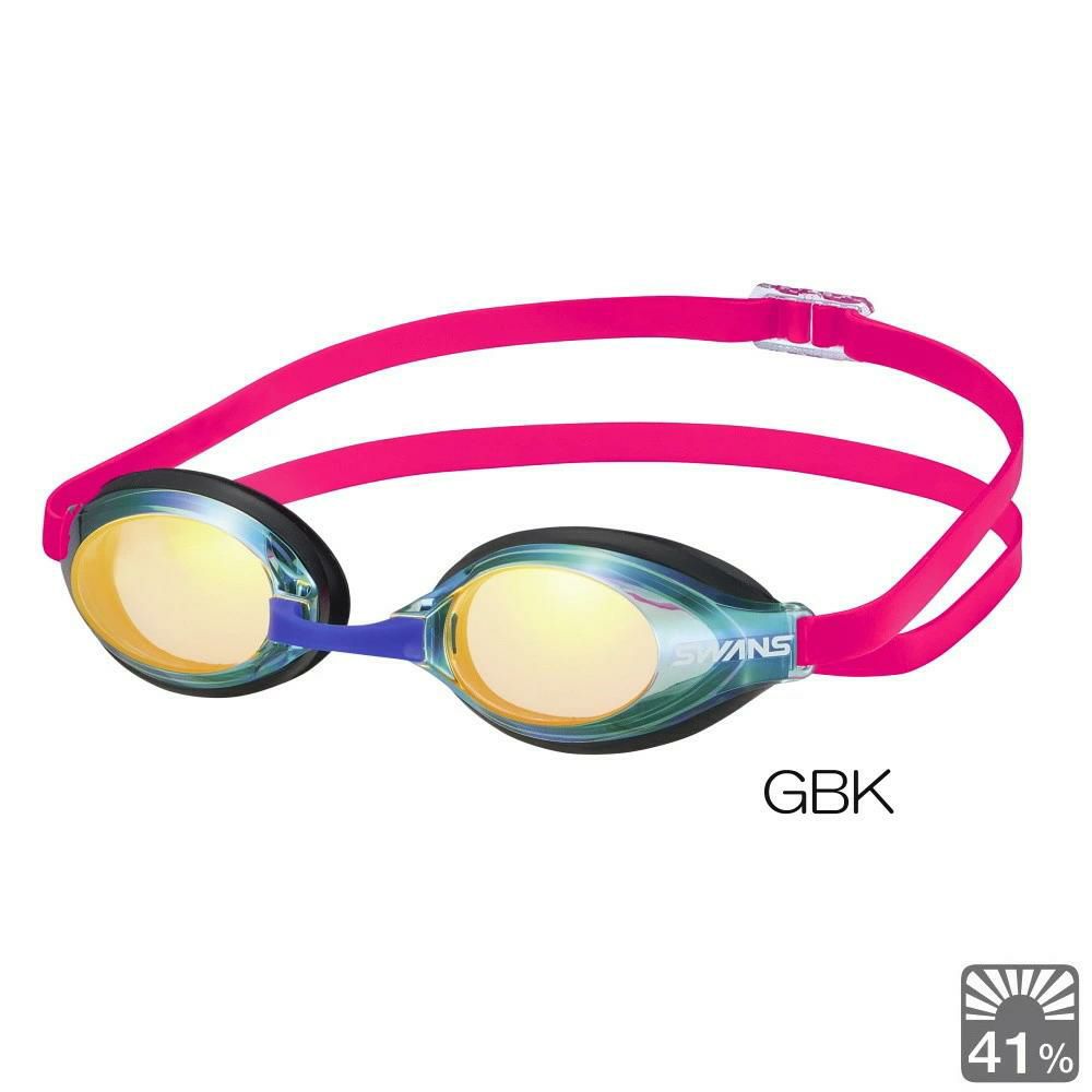 SWANSスワンズAQUALIGHTNINGスイミングゴーグルミラーレンズre：nonリノンくもり止め