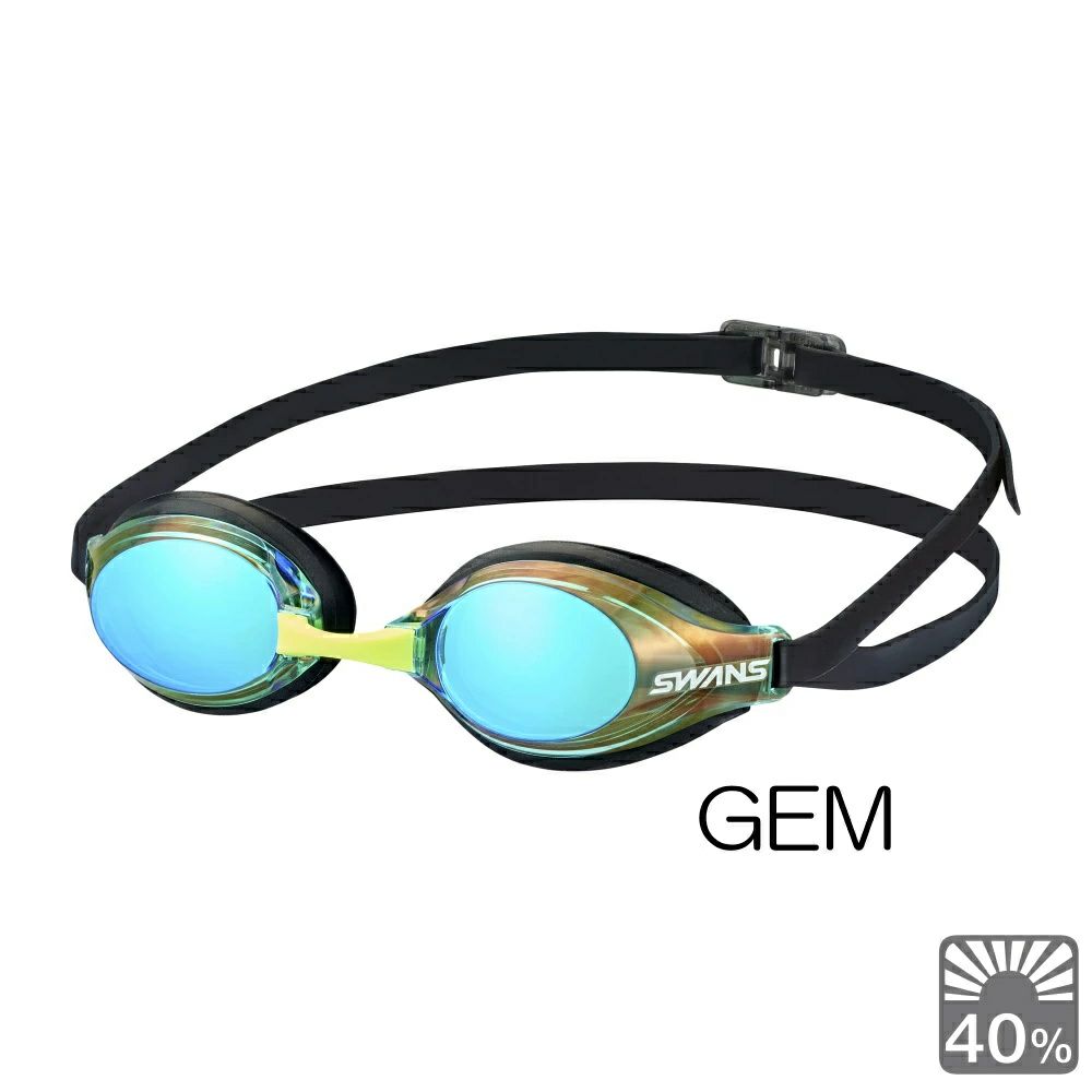 SWANSスワンズAQUALIGHTNINGスイミングゴーグルミラーレンズre：nonリノンくもり止め