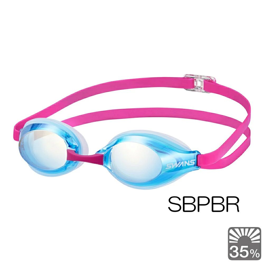 SWANSスワンズAQUALIGHTNINGスイミングゴーグルミラーレンズre：nonリノンくもり止め