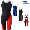 ミズノMIZUNO競泳水着レディース練習用ハーフスーツEXERSUITSU-Fit競泳練習水着N2MG2775