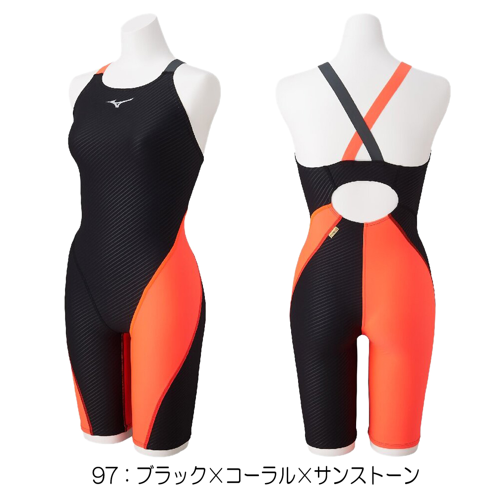 ミズノMIZUNO競泳水着レディース練習用ハーフスーツEXERSUITSU-Fit競泳練習水着N2MG2775