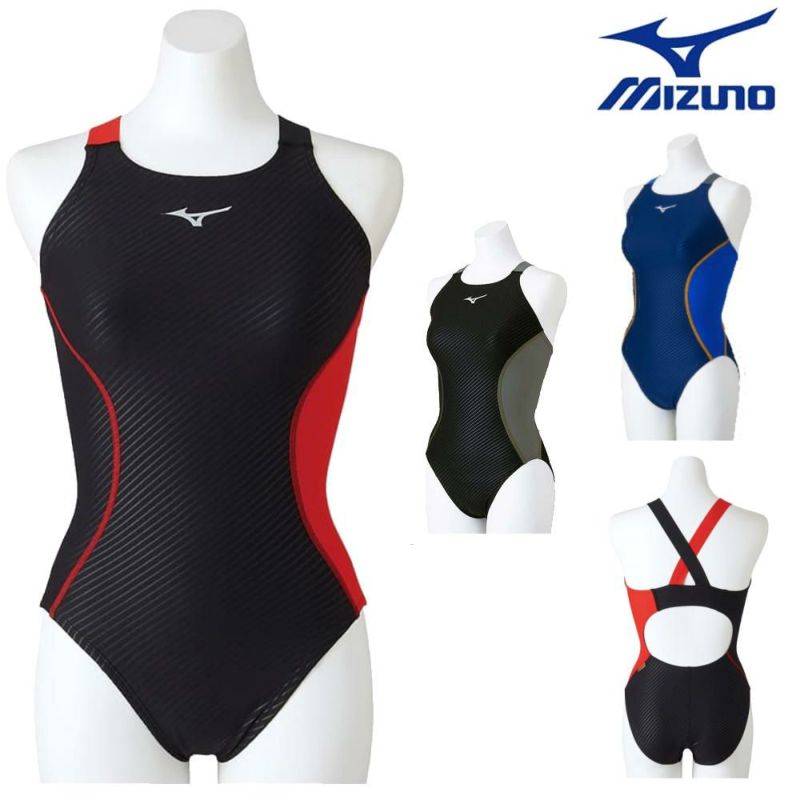 ミズノMIZUNO競泳水着レディース練習用ミディアムカットEXERSUITSU-Fit競泳練習水着N2MA2775