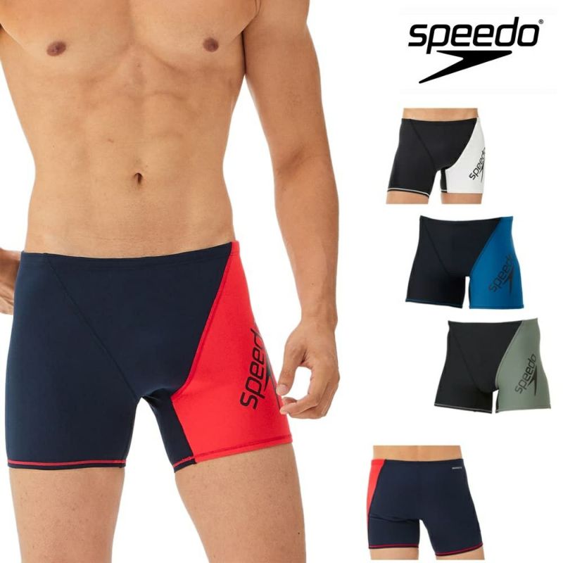 スピードSPEEDO競泳水着メンズ練習用パネルフリージリーターンズハーフボックスENDURANCEECO競泳練習水着ST52303