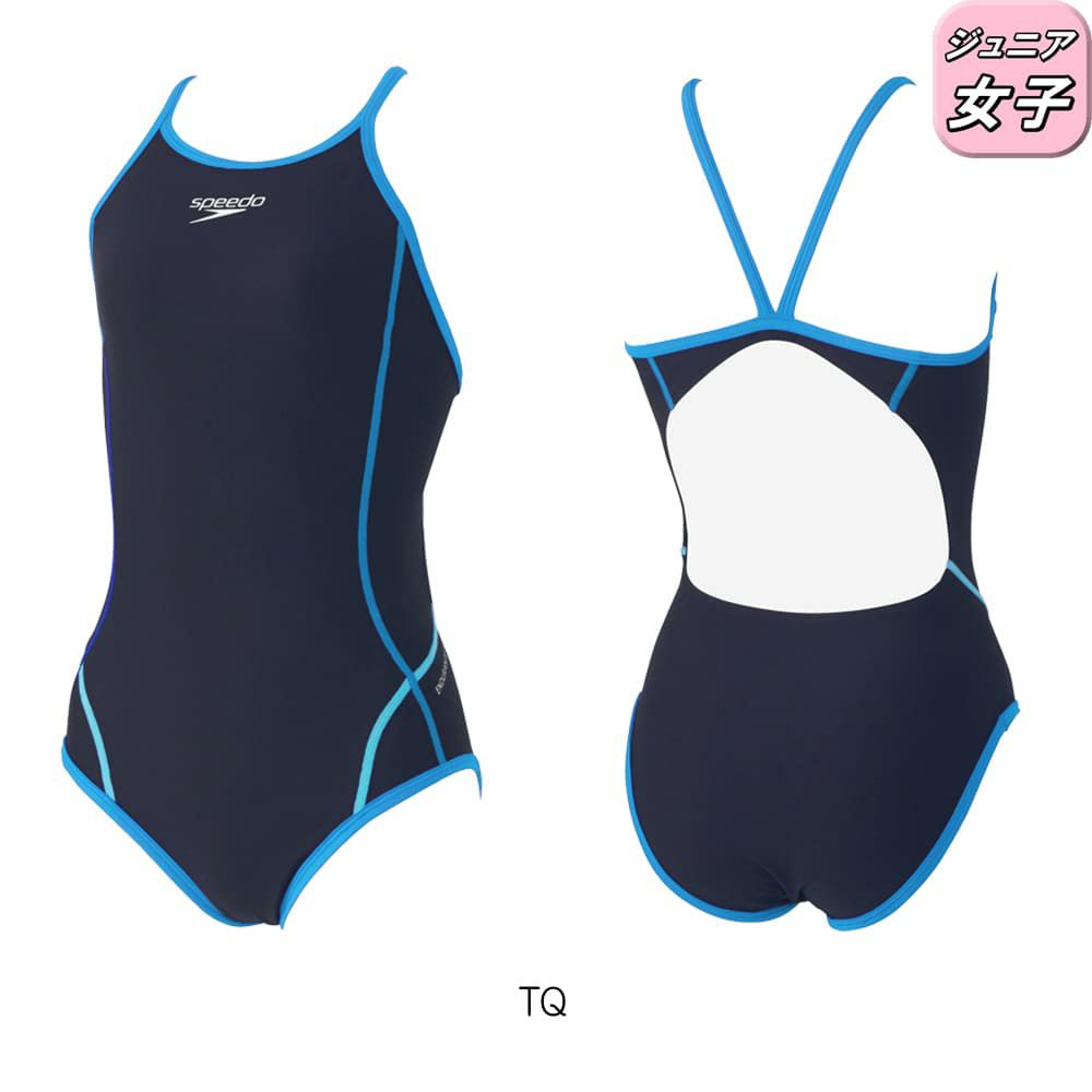 スピードSPEEDO競泳水着ジュニア女子練習用プッシュアップターンズスーツENDURANCEECO競泳練習水着STG02301