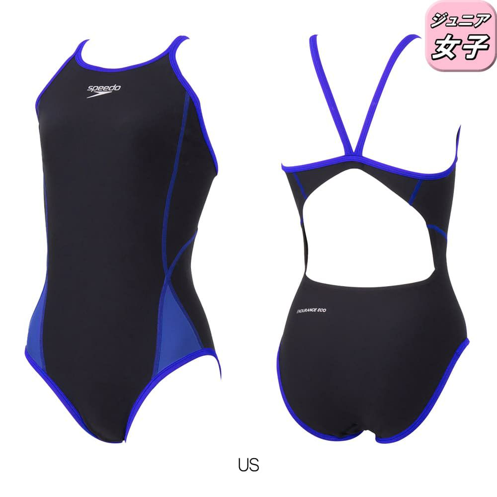 スピードSPEEDO競泳水着ジュニア女子練習用プッシュアップターンズスーツENDURANCEECO競泳練習水着STG02301