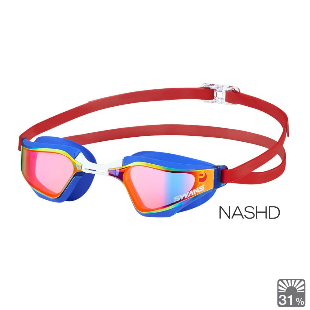 スワンズSWANS水泳レーシングゴーグルヴァルキリーミラーレンズクッション付きfina承認競泳VALKYRIESR-72MPAFAB