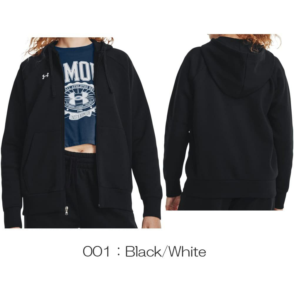 アンダーアーマーUNDERARMOURUAライバルフリースフルジップフーディーレディース女性スポーツアパレルトレーニングU1379497