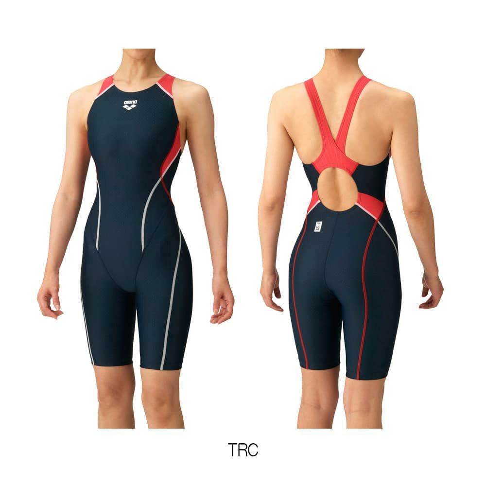 アリーナARENA競泳水着レディースWA承認モデルセイフリーバックスパッツ着やストラップAQUARACINGAQUASTRIPE-DARN-2050WEfinaマークあり