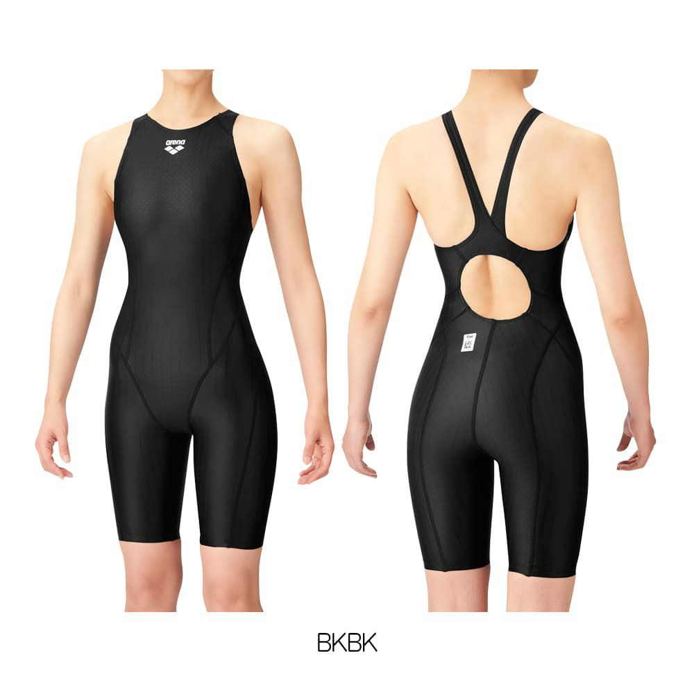 アリーナARENA競泳水着レディースWA承認モデルセイフリーバックスパッツ着やストラップAQUARACINGAQUASTRIPE-DARN-2050WEfinaマークあり