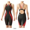 アリーナARENA競泳水着レディースWA承認モデルレーシングハーフスパッツオープンバックオールインワンAQUAADVANCEDAQUAXTREME2024年春夏モデルARN-4020Wfinaマークあり