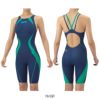 アリーナARENA競泳水着レディースWORLDAQUATICS承認レーシングワンピーススパッツ(オープンバック・ハーフレッグ)AQUAXTREME2024春夏モデルARN-4020W