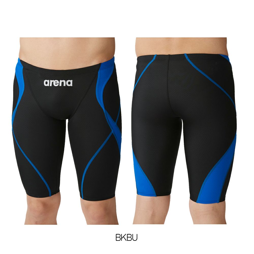 アリーナARENA競泳水着メンズWA承認モデルレーシングスパッツハーフレッグAQUAADVANCEDAQUAXTREME2024年春夏モデルARN-4022Mfinaマークあり