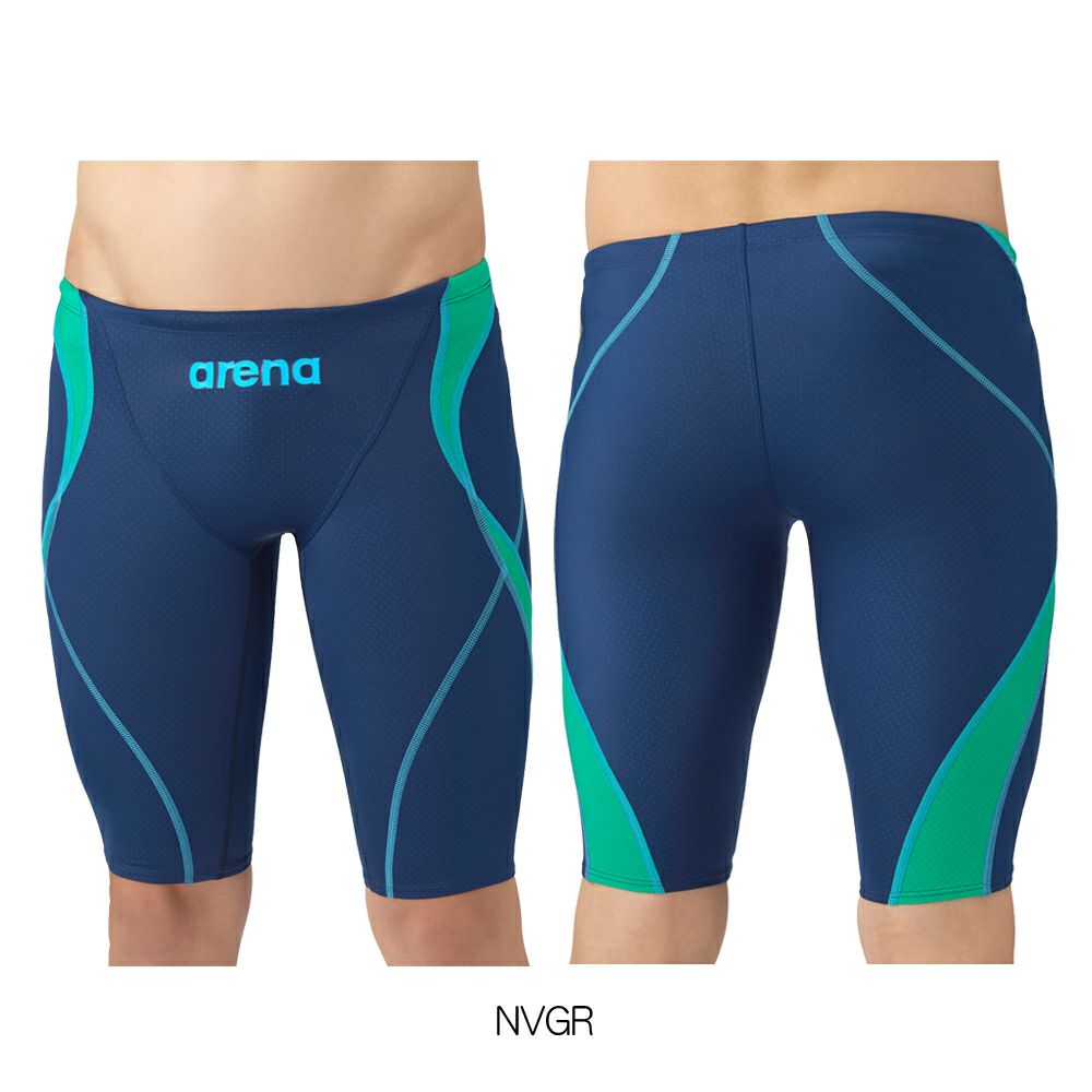 アリーナARENA競泳水着メンズWA承認モデルレーシングスパッツハーフレッグAQUAADVANCEDAQUAXTREME2024年春夏モデルARN-4022Mfinaマークあり