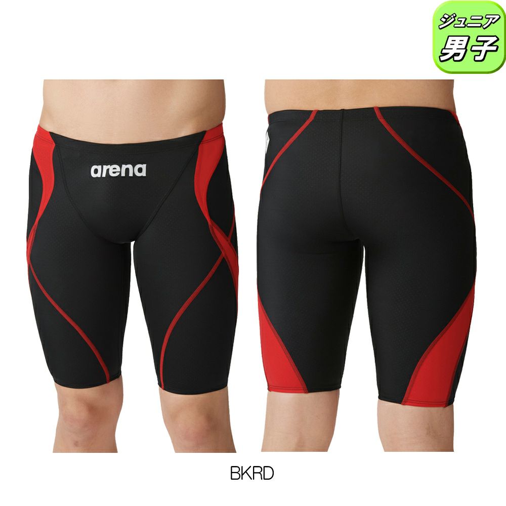 アリーナARENA競泳水着ジュニア男子WA承認モデルレーシングスパッツハーフレッグAQUAADVANCEDAQUAXTREMARN-4022MJfinaマークあり