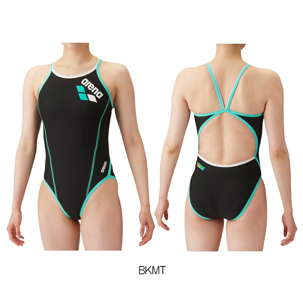 アリーナARENA競泳水着練習用水着レディーストレーニングワンピースオープンバックタフスキンT2E競泳練習水着2024年春夏モデルSAR-4100W