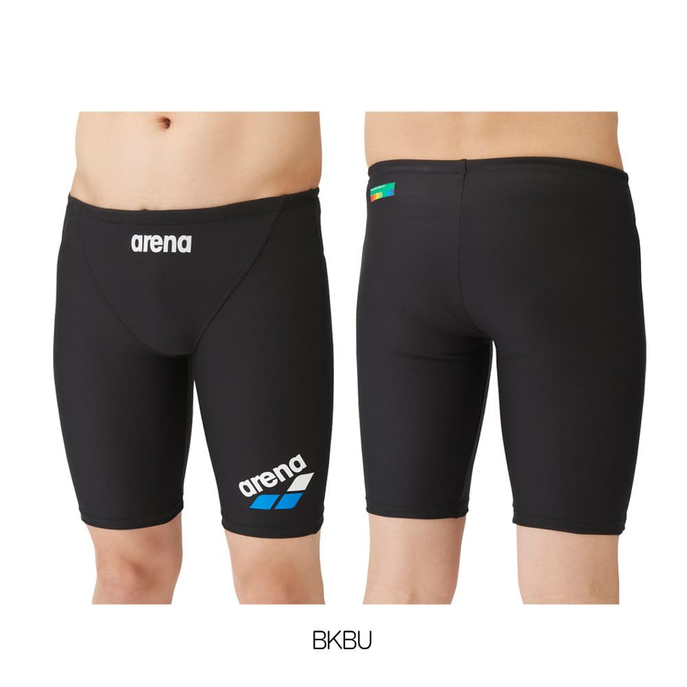 アリーナARENA競泳水着メンズ練習用トレーニングスパッツハーフレッグタフスキンT2E競泳練習水着2024年春夏モデルSAR-4105