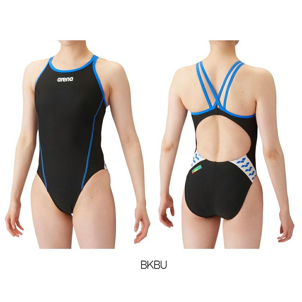 アリーナARENA競泳水着練習用水着レディーストレーニングワンピースオープンバックタフスキンT2E競泳練習水着SAR-4106W
