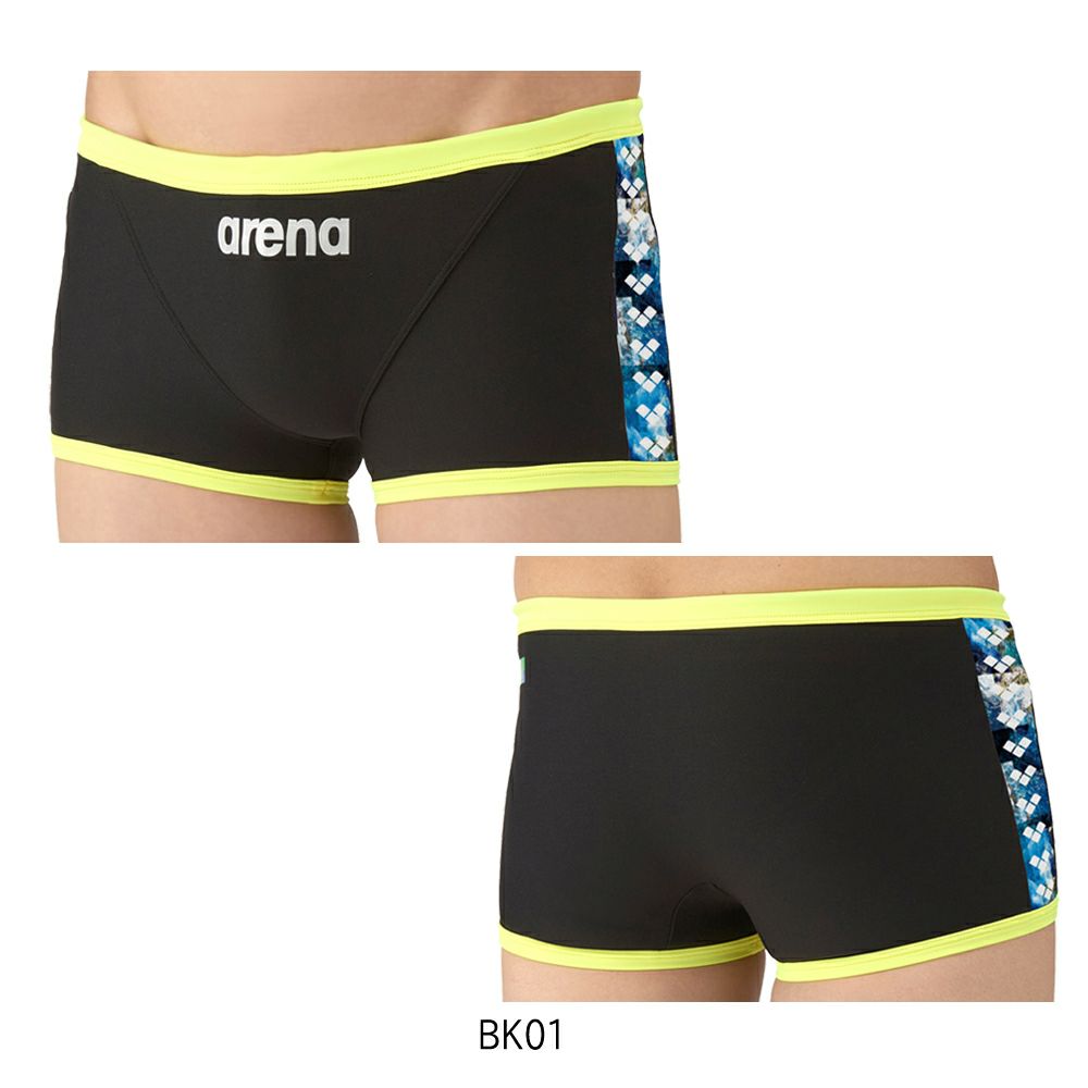 アリーナARENA競泳水着練習用水着メンズトレーニングスパッツショートレッグタフスキンT2E競泳練習水着SAR-4107