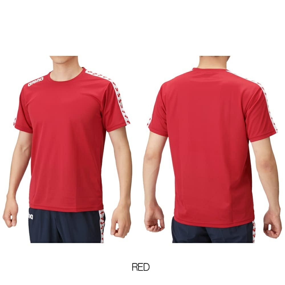 アリーナARENAトレーニングウェアユニセックスTシャツARNドライピンメッシュ2024春夏モデルASS4HTU010