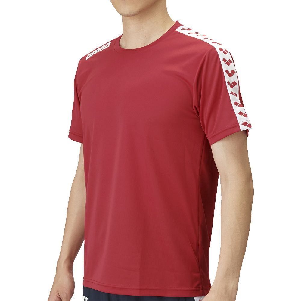 アリーナARENAトレーニングウェアユニセックスTシャツARNドライピンメッシュ2024春夏モデルASS4HTU010