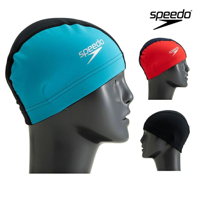 スピードSPEEDO水泳カラーブロックエンデュランスエコキャップスイムキャップ水泳小物SE12301