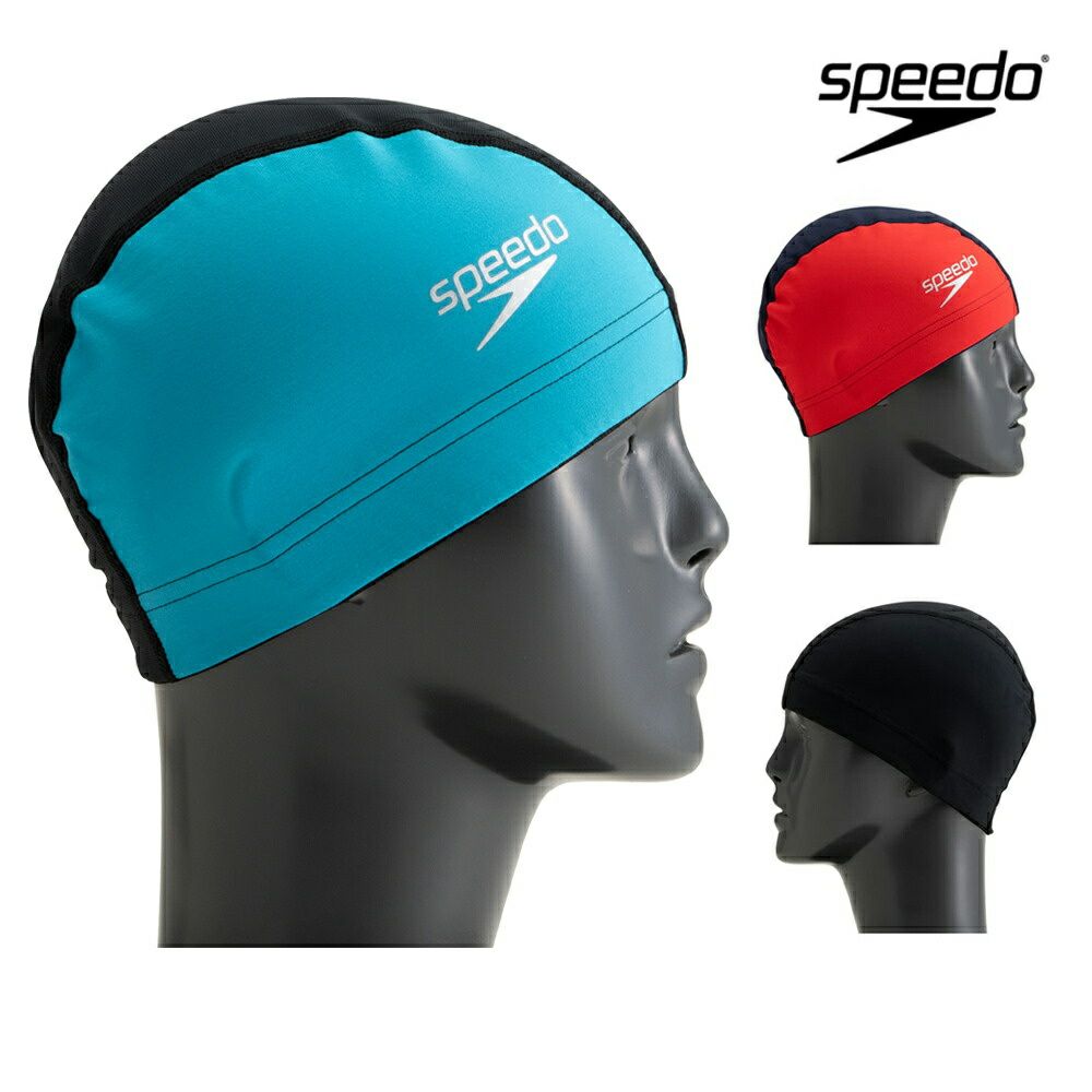 スピードSPEEDO水泳カラーブロックエンデュランスエコキャップスイムキャップ水泳小物SE12301