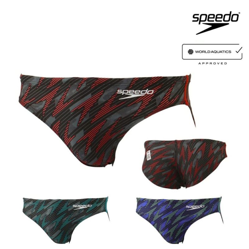 スピードSPEEDO競泳水着メンズWORLDAQUATICS承認フレックスシグマカイショートブーンFLEXΣχ2024春夏モデルSC42407F