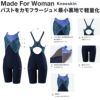 スピードSPEEDO競泳水着レディース練習用ブーンフローターンズニースキンENDURANCEECO競泳練習水着2024春夏モデルSTW12405