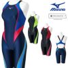 ミズノMIZUNO競泳水着レディースWORLDAQUATICS承認STREAMACEハーフスーツ(レースオープンバック)ストリームフィットA2024春夏モデルN2MGB220