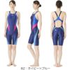 ミズノMIZUNO競泳水着レディースWORLDAQUATICS承認STREAMACEハーフスーツ(レースオープンバック)ストリームフィットA2024春夏モデルN2MGB220