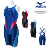 ミズノMIZUNO競泳水着レディースWA承認モデルSTREAMACEハーフスーツマスターズバックストリームフィットA2024年春夏モデルN2MGB240finaマークあり