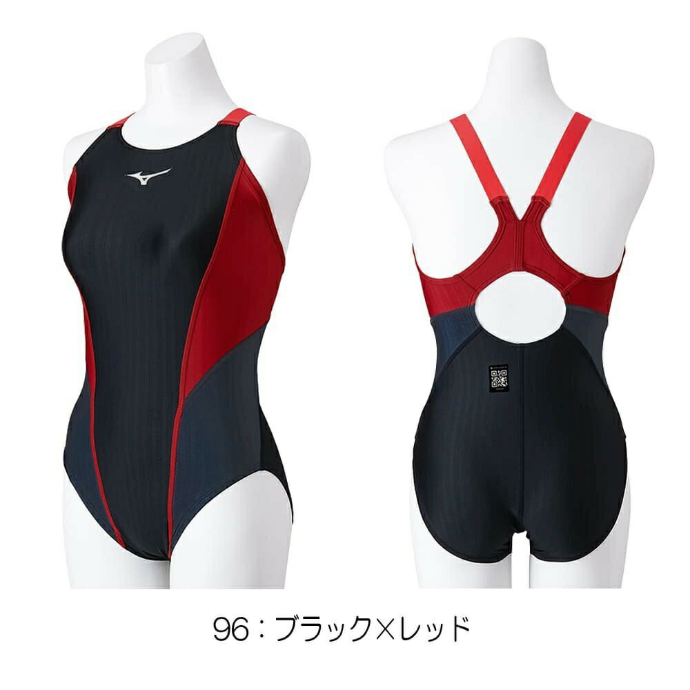 ミズノMIZUNO競泳水着レディースWA承認モデルSTREAMACEローカットマスターズバックストリームフィットA2024年春夏モデルN2MAB240finaマークあり