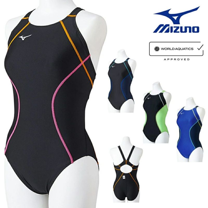 ミズノMIZUNO競泳水着レディースWA承認モデルSTLalaローカットN2MAB245finaマークあり