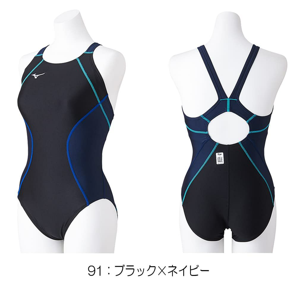 ミズノMIZUNO競泳水着レディースWA承認モデルSTLalaローカットN2MAB245finaマークあり