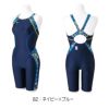 ミズノMIZUNO競泳水着レディースWORLDAQUATICS承認STLalaハーフスーツ(マスターズバック)2024春夏モデルN2MGB247