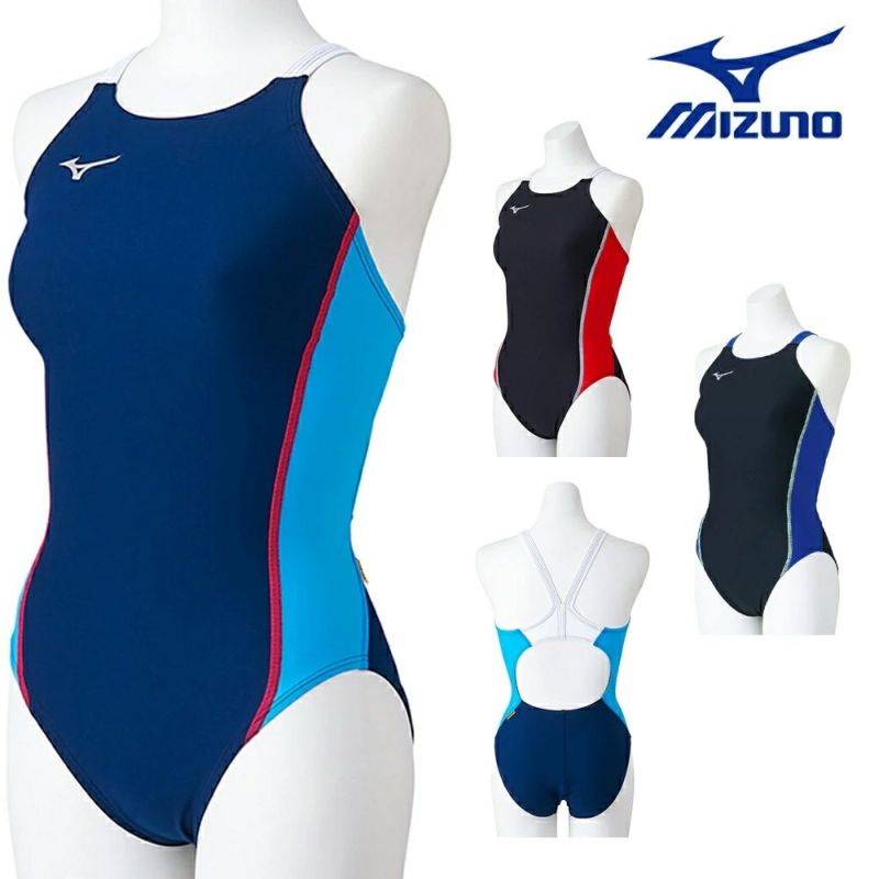 ミズノMIZUNO競泳水着練習用水着レディースエクサースーツミディアムカットEXERSUITSU-Fit競泳練習水着N2MAB260