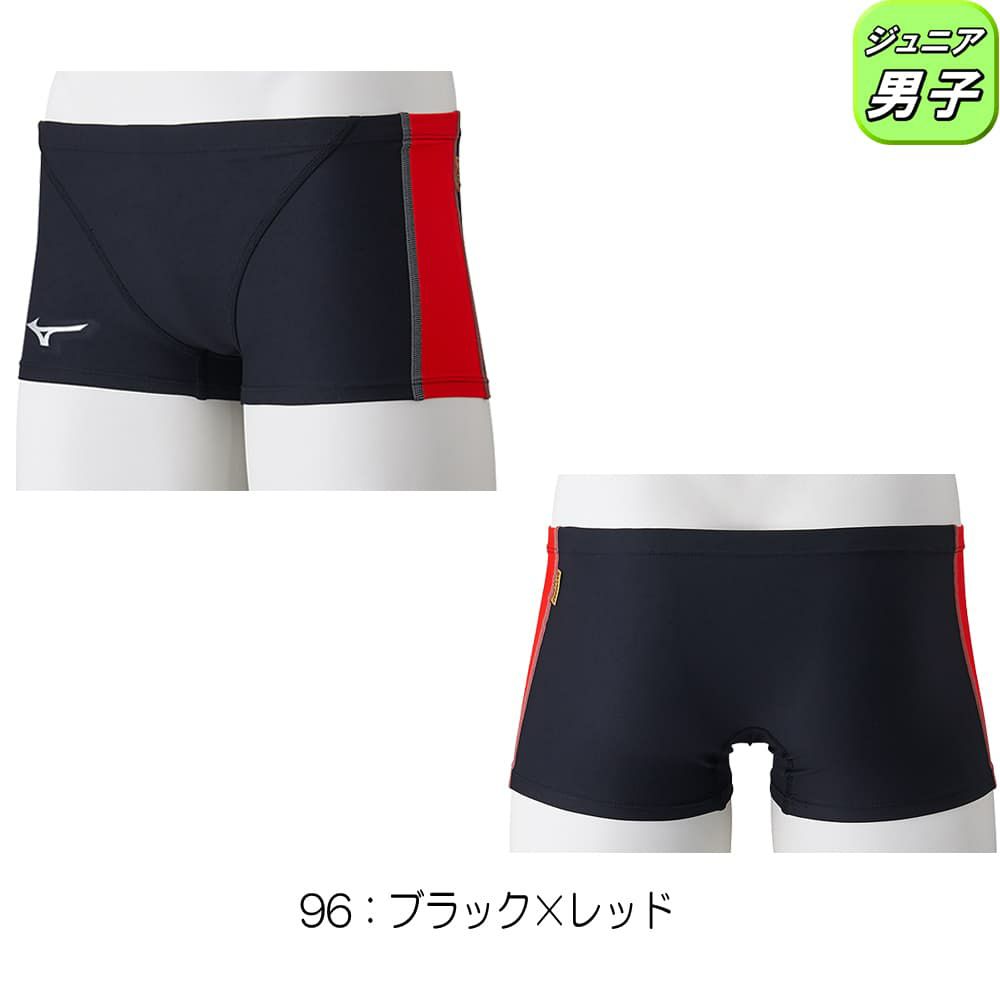 ミズノMIZUNO競泳水着ジュニア男子練習用エクサースーツショートスパッツEXERSUITSU-Fit競泳練習水着N2MBB460