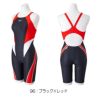 ミズノMIZUNO競泳水着レディース練習用エクサースーツハーフスーツEXERSUITSU-Fit競泳練習水着2024春夏モデルN2MGB262