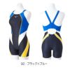 ミズノMIZUNO競泳水着レディース練習用エクサースーツミディアムハーフスーツEXERSUITSU-Fit競泳練習水着2024春夏モデルN2MGB263