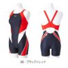 ミズノMIZUNO競泳水着レディース練習用エクサースーツミディアムハーフスーツEXERSUITSU-Fit競泳練習水着2024春夏モデルN2MGB263