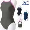 ミズノMIZUNO競泳水着レディース練習用エクサースーツミディアムカットEXERSUITSU-Fit競泳練習水着2024春夏モデルN2MAB287