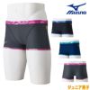 ミズノMIZUNO競泳水着ジュニア男子練習用エクサースーツショートスパッツEXERSUITSU-Fit競泳練習水着2024春夏モデルN2MBB487