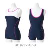 ミズノMIZUNOフィットネス水着レディースワンピースドレスアップスイムパッド付き2024春夏モデルN2JAB322